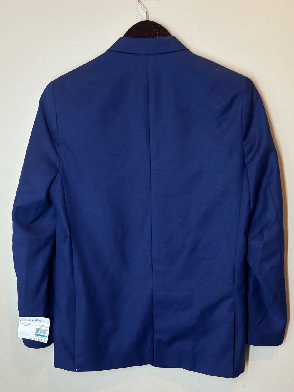 Calvin Klein Boys Navy Blue Two-Button Blazer, size 16, New!